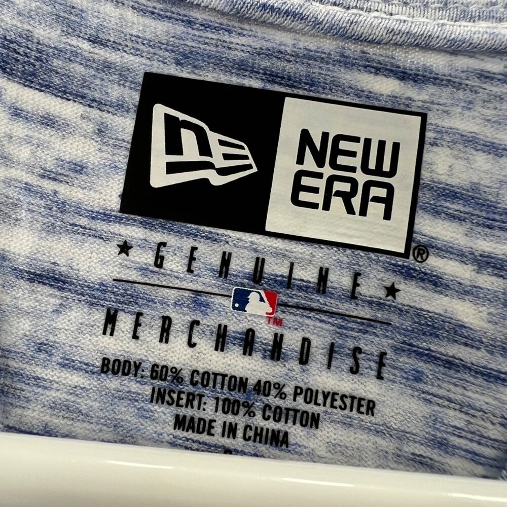 Chicago Cubs New Era Tank Top Shirt S Women MLB Genuine Merch Racerback Blue - Picture 6 of 6